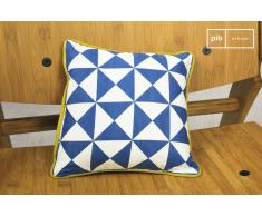 Piccolo Cuscino Norway blu in stile nordico