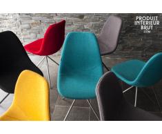 Sedia Piramis blu in stile nordico