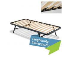 Rete ortopedica a doghe pieghevole salvaspazio 80x190 Singola