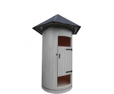 Cabina Doccia da esterno in legno massiccio
