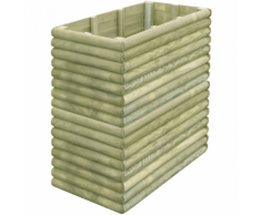 vidaXL Fioriera da giardino 106x56x96 cm in legno di pino impregnato