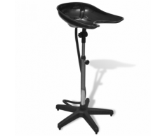 vidaXL Lavabo Salone Parrucchiere Nero