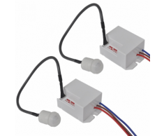 vidaXL Set 2 pz Rilevatore di movimento per lampade a LED