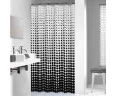 Sealskin Tenda per doccia Speckles 180 cm nera 233601319