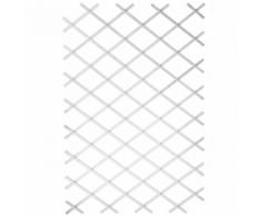 Nature Pergolato da Giardino 100x200 cm PVC Bianco 6040703