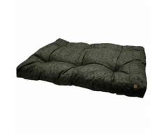 Overseas Letto per Cani in Microfibra 70x110x10 cm Nero