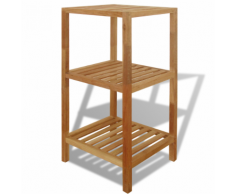 vidaxl scaffale da bagno in legno di noce 36x36x79 cm