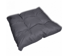 vidaXL Cuscino imbottito per la sedia 80 x 10 cm Griggio