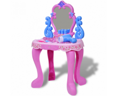 vidaXL Giochi Da Camera Per Bambini Tavolo Cosmetica Fisso Con Luci/Suoni