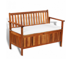 vidaXL Cassapanca in Legno Acacia