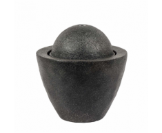 Velda Fontana da Giardino a Forma di Sfera Antracite 851111