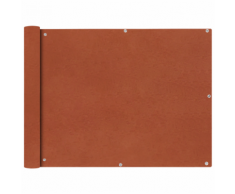 vidaXL Tenda da sole per balcone in tessuto Oxford 90x400cm terracotta