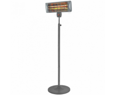 Eurom Riscaldatore Esterno Q-time 2000S 2000 W Grigio Scuro 334203