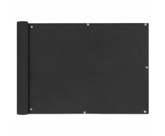 vidaXL Paravento da Balcone in Tessuto Oxford 75x600 cm Antracite