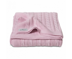 Jollein Coperta per Bambini a Maglia 100x150 cm Rosa 516-522-64896