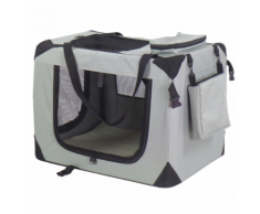 @Pet Trasportino per Cani in Nylon 82x58x58 cm Grigio 11073