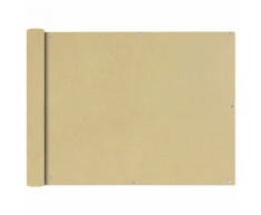 vidaXL Tenda da sole per balcone in tessuto Oxford 90 x 400 cm beige