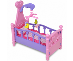vidaXL Giochi Da Camera Per Bambini Culla Bambole Rosa + Viola