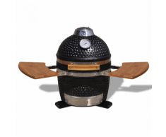 vidaXL Barbecue Kamado in ceramica griglia fumatore 44 cm