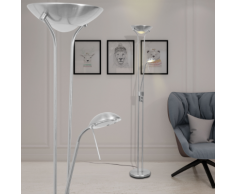vidaXL Lampada da terra a LED dimmerabile 23 W