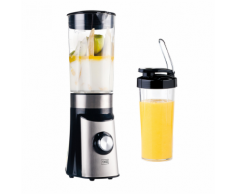 Trebs Frullatore per smoothie con borraccia da 450ml e caraffa 1lt