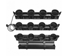 Nature Fioriera Verticale da Giardino Startset 1 60x50 cm Nero 6020270