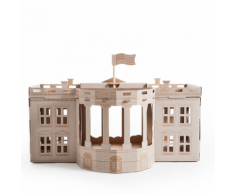 Poopy Cat Casetta Gioco per Gatti Landmarks Casa Bianca LNWHIT