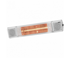 Eurom Riscaldatore da Patio Heat and Beat 2000 W Bianco 334593