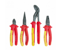 KS Tools TOOLS VDE Set pinze combinate isolate 4 pz 150-250 mm