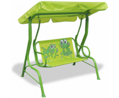 vidaXL Altalena per bambini verde