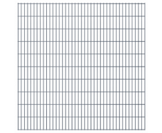 vidaXL Set Pannelli recinzione giardino 2D 2008x2030 mm 36 m grigio