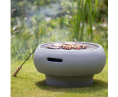 BBGRILL Barbecue Portatile Grigio BBQ TUB-G