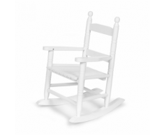 CHILDWOOD Sedia a Dondolo per Bambini Bianca RCKW2