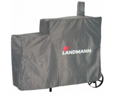 Landmann Copertura per Barbecue Premium L 130x60x120 cm Grigio 15708