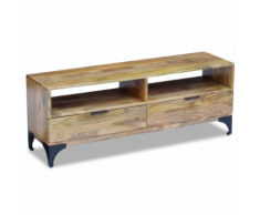 vidaXL Mobile Porta TV in Legno di Mango 120x35x45 cm