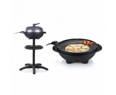 Tristar Barbecue Elettrico da Tavolo con Supporto BQ-2823 1600 W 42 cm Nero