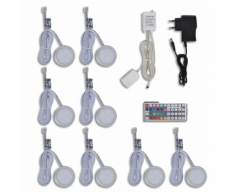 vidaXL Kit luci LED mensola cucina a 8 pezzi