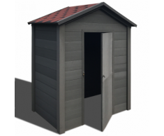 vidaXL Casetta da Giardino in WPC 178x118x237 cm Grigia