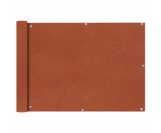 vidaXL Tenda da sole per balcone in tessuto Oxford 75x400cm terracotta