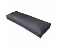 vidaXL Cuscino di appoggio imbottito grigio 120 x 40 20 cm