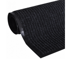 vidaXL Zerbino Nero PVC 90 x 60 cm