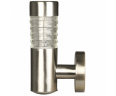 Luxform Lampade da Parete a Energia Solare Tacoma 2 pz Argento 34245