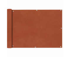 vidaXL Tenda da sole per balcone in tessuto Oxford 75x600cm terracotta