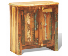 vidaXL Armadietto in legno anticato con due porte stile antico Vintage