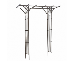 Nature Arco da Giardino 114x66x232 cm in Acciaio Nero