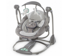 Ingenuity Altalena per Bambini 2-in-1 Orson Grigia K10037