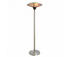 Qlima Riscaldatore da Esterno Estensibile 2100 W Argentato PEP 1021S