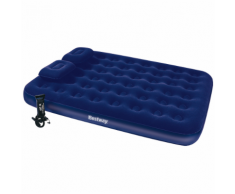 Bestway 67374 Materasso Gonfiabile Floccato Cuscino Pompa 203x152x22cm