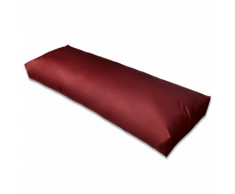 vidaXL Cuscino di appoggio imbottito rosso vino 120 x 40 20 cm
