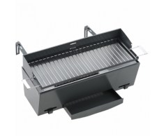 Landmann Barbecue a Carbone da Balcone 49x18 cm Nero 11900